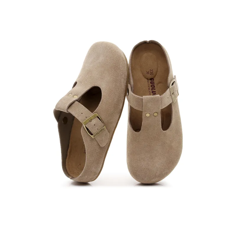 Golofi Rubber Sole Slip Resistant Closed Toe Slippers Women's-25