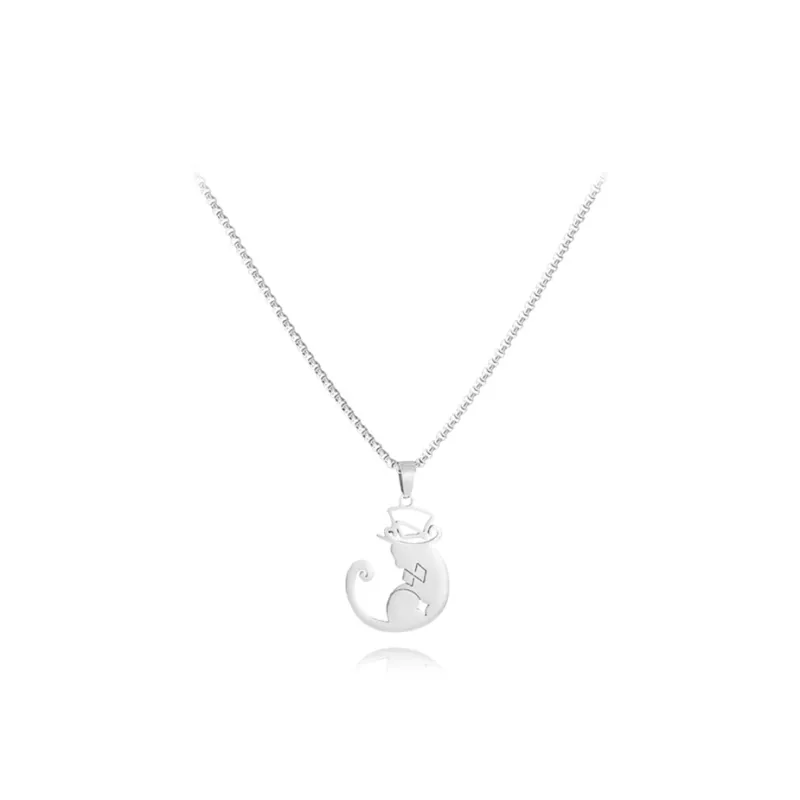 LuluCanaan Titanium Steel Necklaces Unisex-3