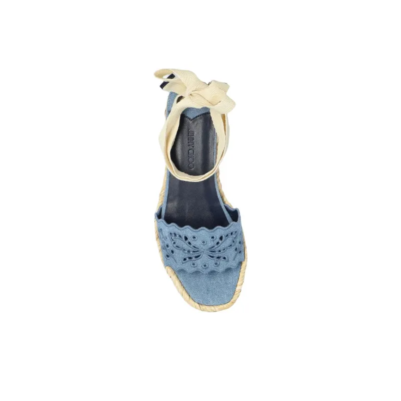 Jimmy Choo Arlee One Strap Sandals Women's Blue-4