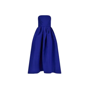 CarolinaHerrera Strapless Midi Dress