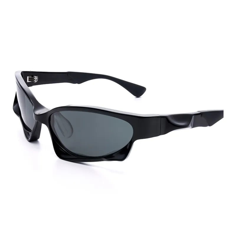 THE OWNER Plate Frame Irregular Shape Sunglasses Unisex-0