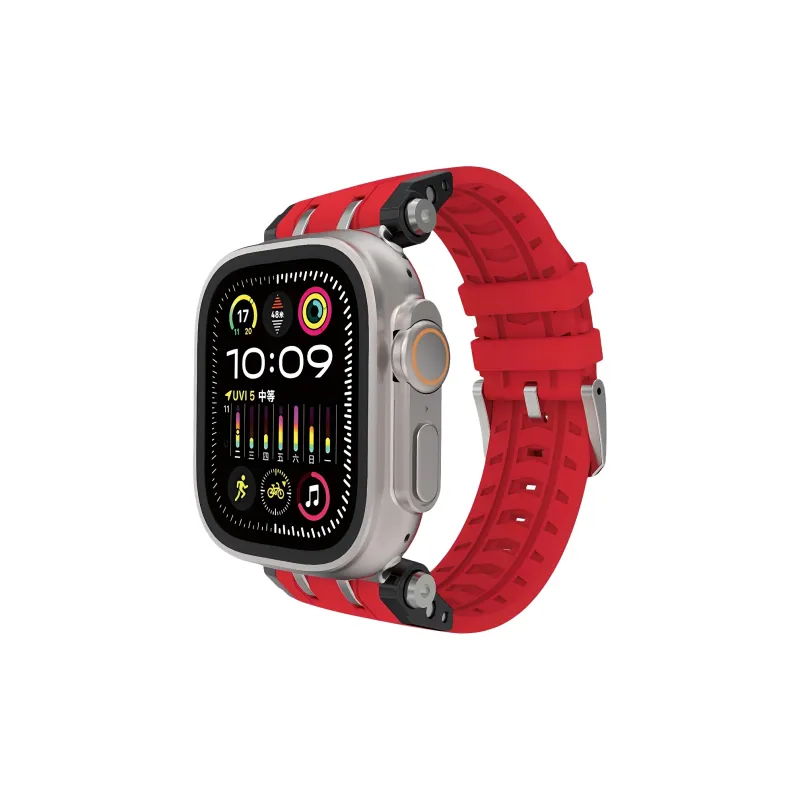 KVZUVUU Apple Compatibility Watch Band Silicone Material-5