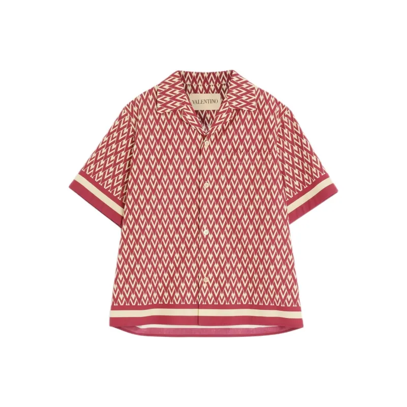 Valentino Shirts Men Red-0