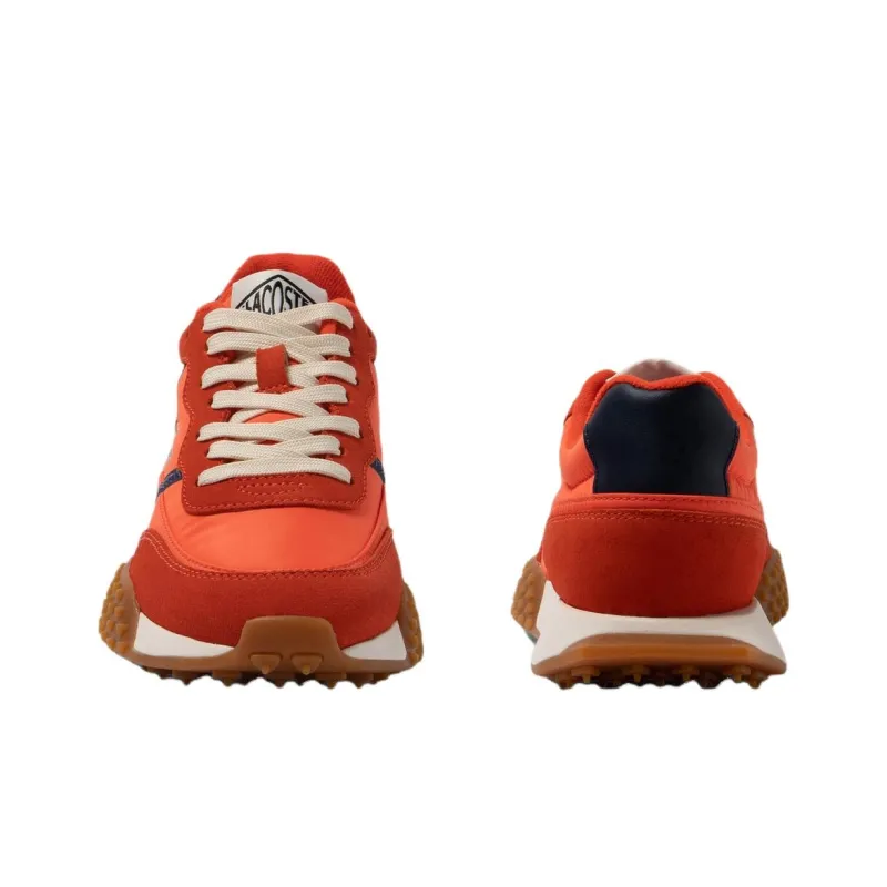 LACOSTE L SPIN DELUXE 3.0 Anti Slip Wear Resistant Low Top Running Shoes Women's Orange-4