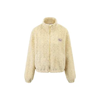 NewJnxs Cropped Coats Women's Yellow