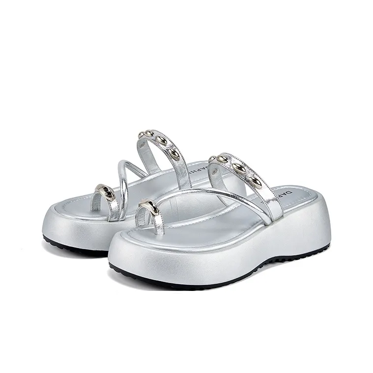 DAPHNE Cut Out Slide Slippers Women's-7