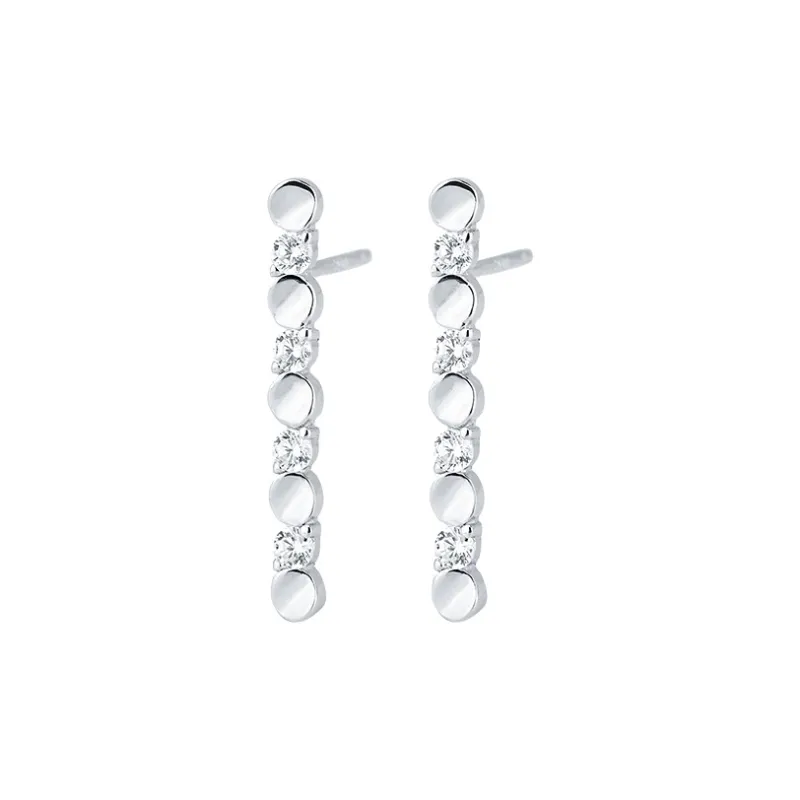 PHOENIXSILY 999 Fine Silver Stud Earrings Women's-0