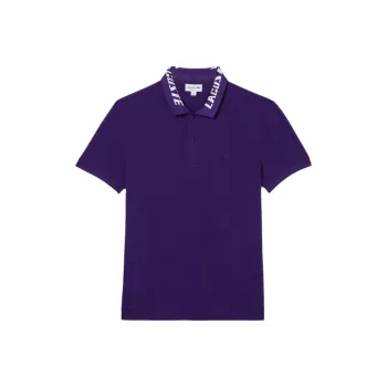 LACOSTE Polo Shirt Men's Purple