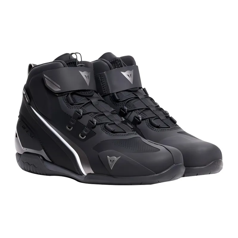 DAINESE Abrasion Resistant Motorcycle Shoes Women's Black White-0