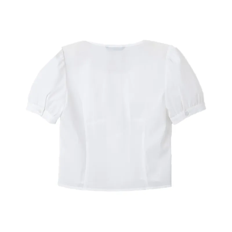 SPAO Chiffon Shirts Women's-1