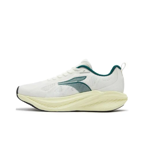 361° Blast Foam 4SE Slip Resistant, Abrasion Resistant, Breathable Low Top Casual Running Shoes Men's White Green