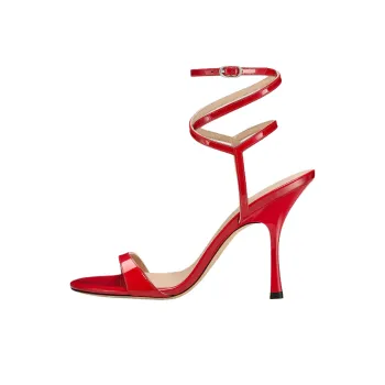 Stuart Weitzman/SW Nudist Wrap 100 One Strap Sandals 10cm Women's Red
