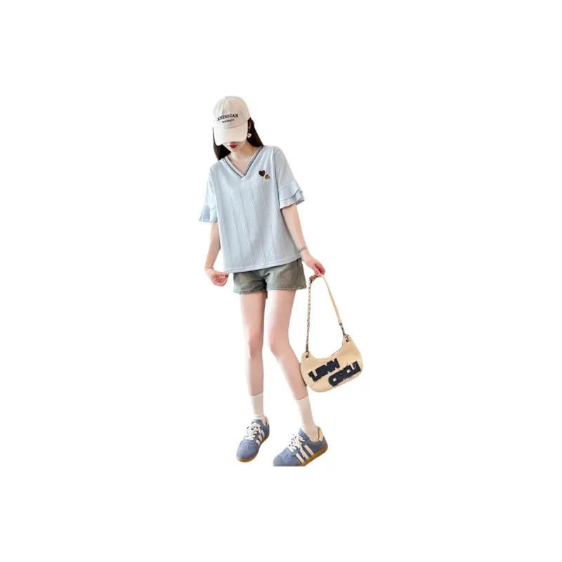 KAISER Drop Shoulder Sleeve T Shirt Women's-0
