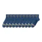 10 Blue Double Stripe