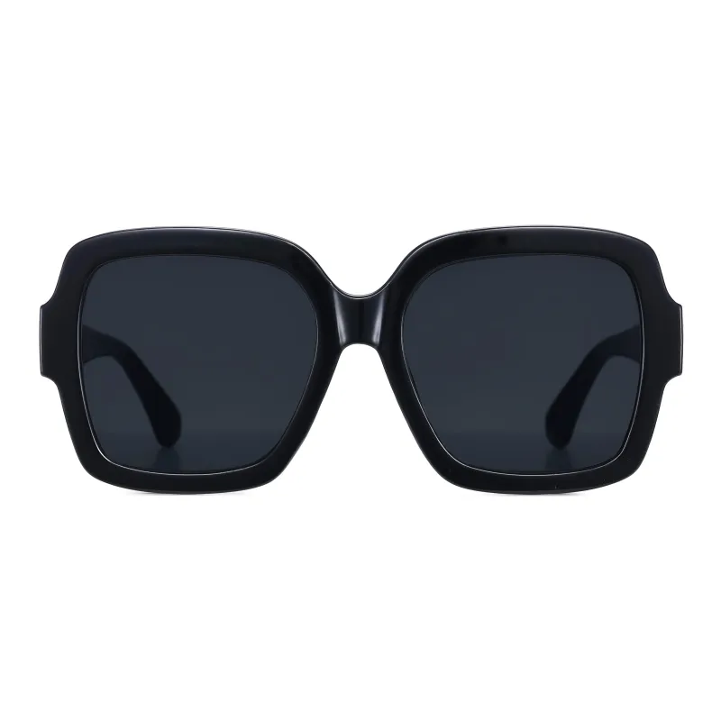COLORE.IN TR/Memory Plastic Square Sunglasses Women's-1