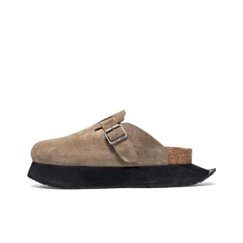 Viplander Cork Sole Abrasion Resistant Slip Resistant Closed Toe Slippers Men's Khaki