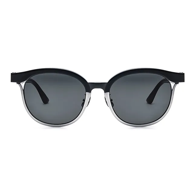 THE OWNER Plate Frame Round Sunglasses Unisex-2