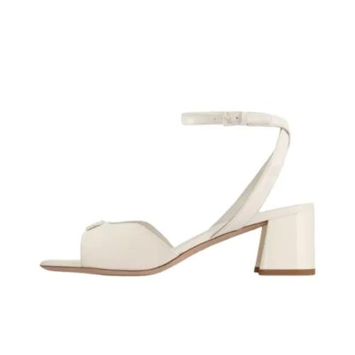 LOUIS VUITTON Swing One Strap Sandals 5.5cm Women's Beige