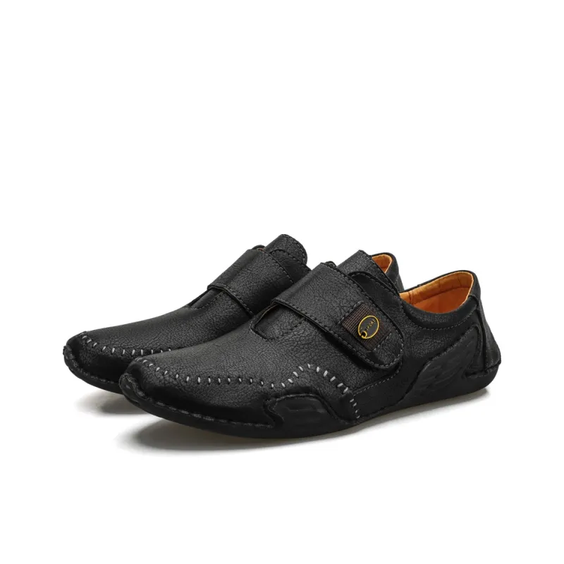 TELENT Shock Absorbers With Slip Resistant Features Low Top Casual Shoes Men's Black-2