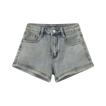 RENBEN Denim Shorts Women's Graphite Yellow