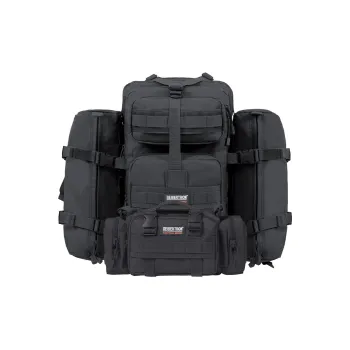 Seibertron Outdoor Bags Abrasion Resistant 50L Black/Brown Unisex