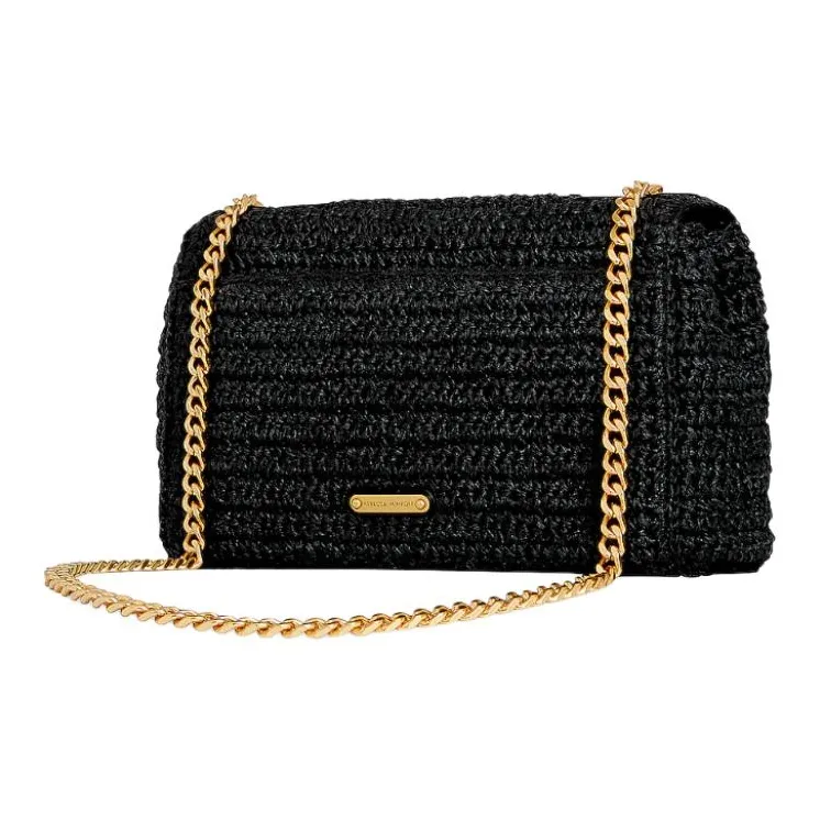 REBECCA MINKOFF Edie Polyurethane Shoulder Bag Women's Black-1