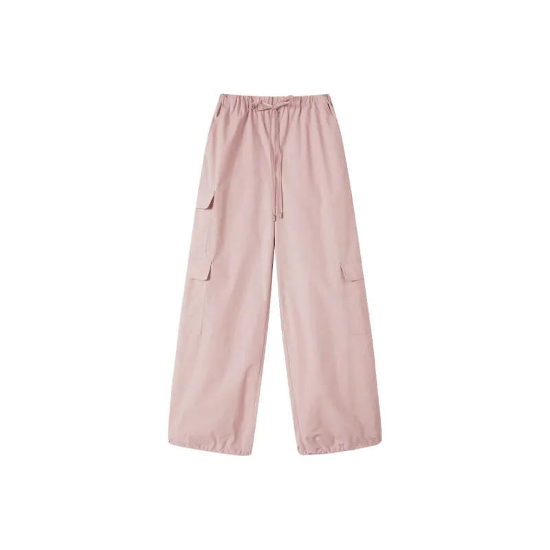 XIANGYING Cargo Pants Women's Pink-0