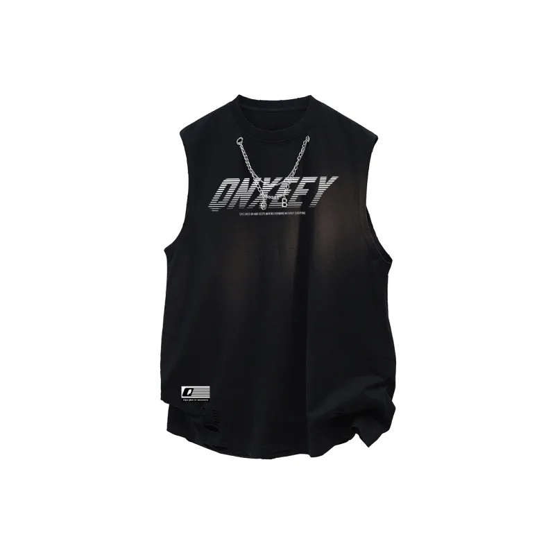 Qnxeey Tank Tops Unisex-2