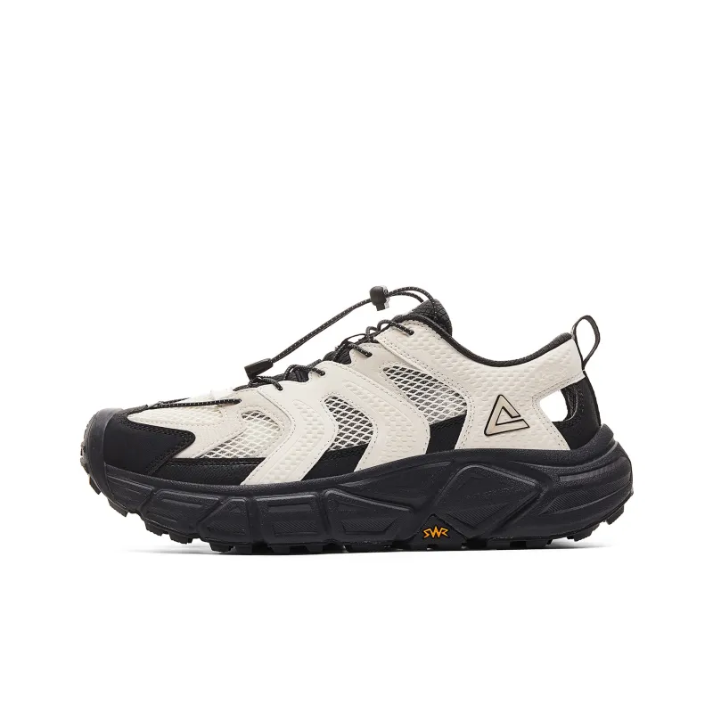 PEAK Cushioning, Slip Resistant, Rebound Low Top Running Sandal Men's Light Khaki-0
