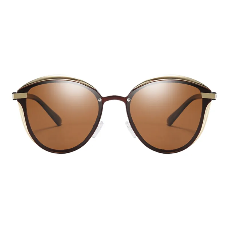 SOMAN TR90 Round Sunglasses Unisex-4