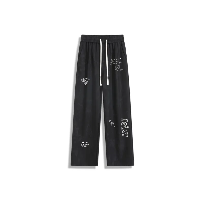 Qnxeey Casual Pants Unisex-0