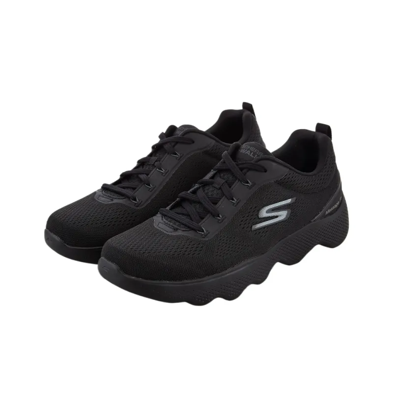 Skechers Go Walk Massage Fit Low Top Running Shoes Men's Black-2