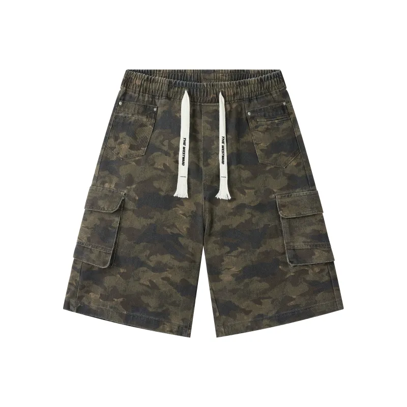 Journey To The West Denim Shorts Unisex-0