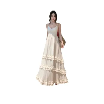 COVER TIME Slip Dresses Women's White