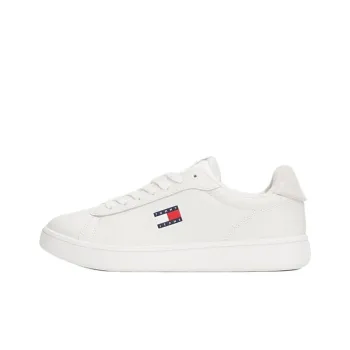 Tommy Hilfiger Trainers Low Top Skateboard Shoes Women's White