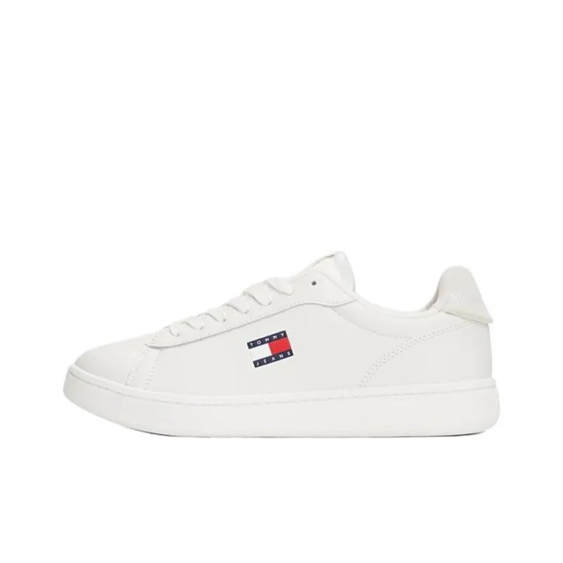 Tommy Hilfiger Trainers Low Top Skateboard Shoes Women's White-0