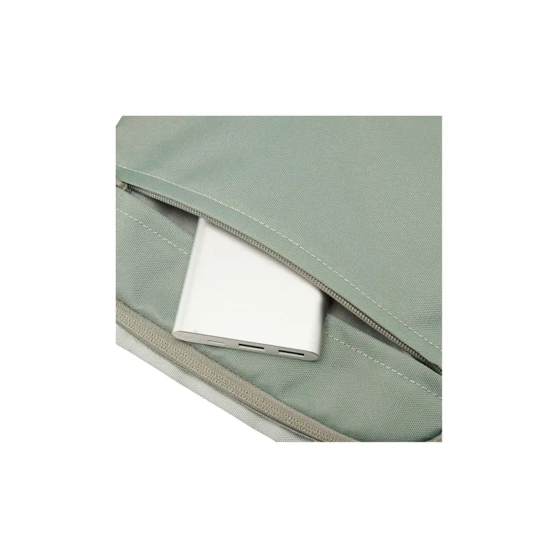 LiNing Polyester Backpack Regular Unisex Ore Gray & Grass Jasmine Green & Pearl White-14