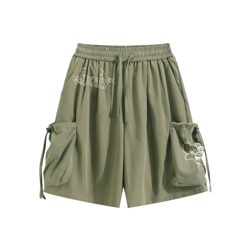 Qnxeey Casual Shorts Unisex-7