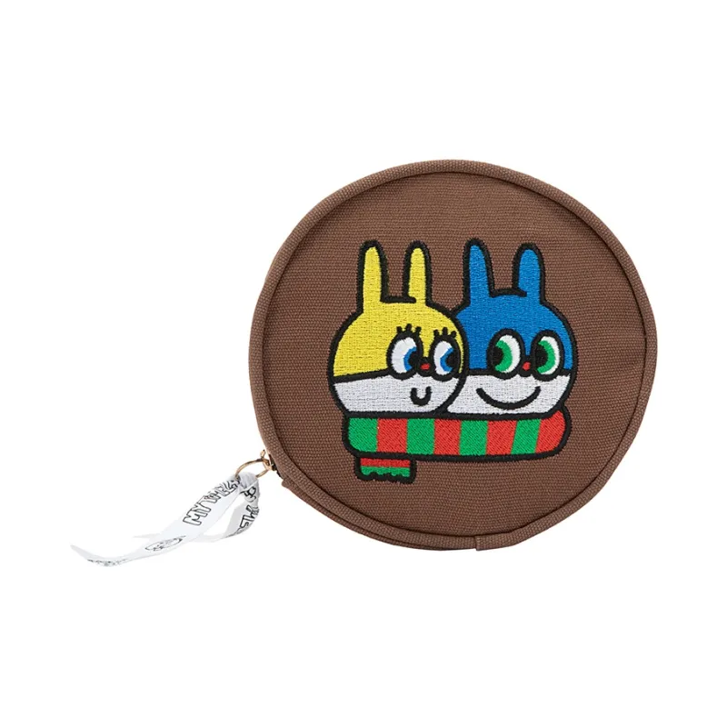 MYTIMELAB Cotton Round Bag Coin Purse Tubas Unisex Multicolor-5
