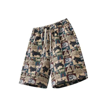 TBSM Casual Shorts Unisex Embroidery Dog