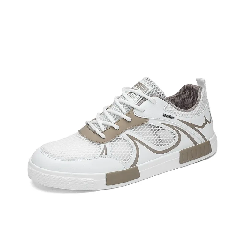 BAKE Slip Resistant, Abrasion Resistant, Breathable Low Top Skateboard Shoes Men's-5