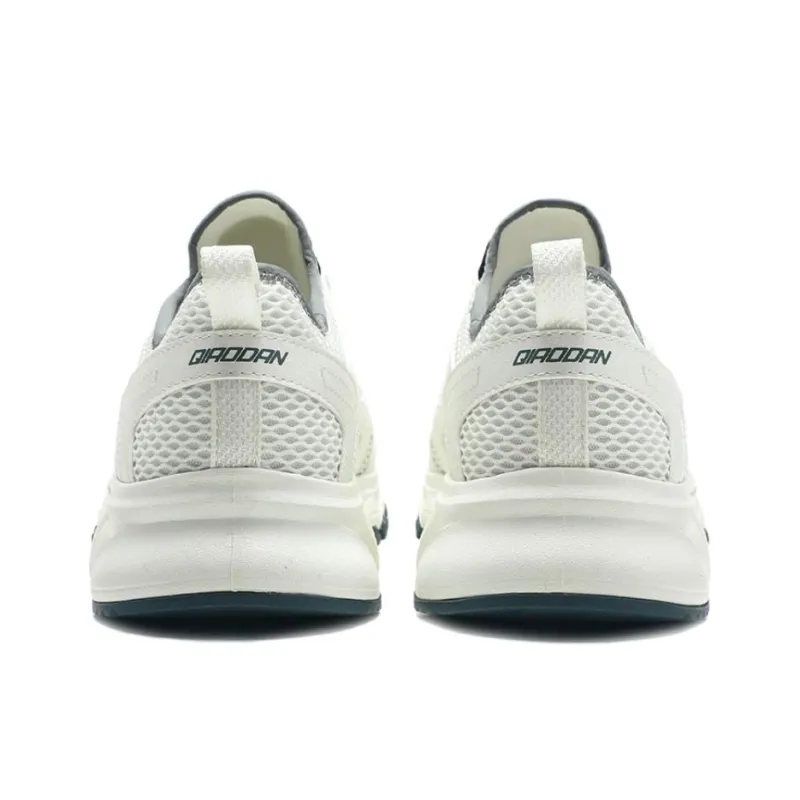 QIAODAN Slip Resistant Quick Dry Coverage River Trekking Shoes Men's White Gray-3