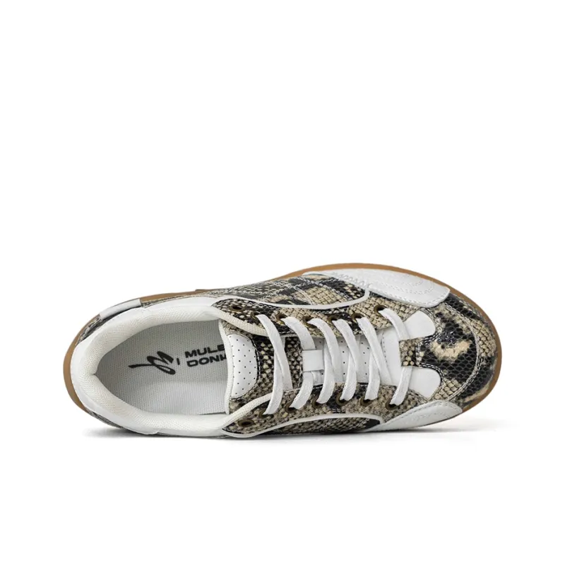 Mule Donkey Low Top Casual Shoes Unisex Snake Skin Print-5