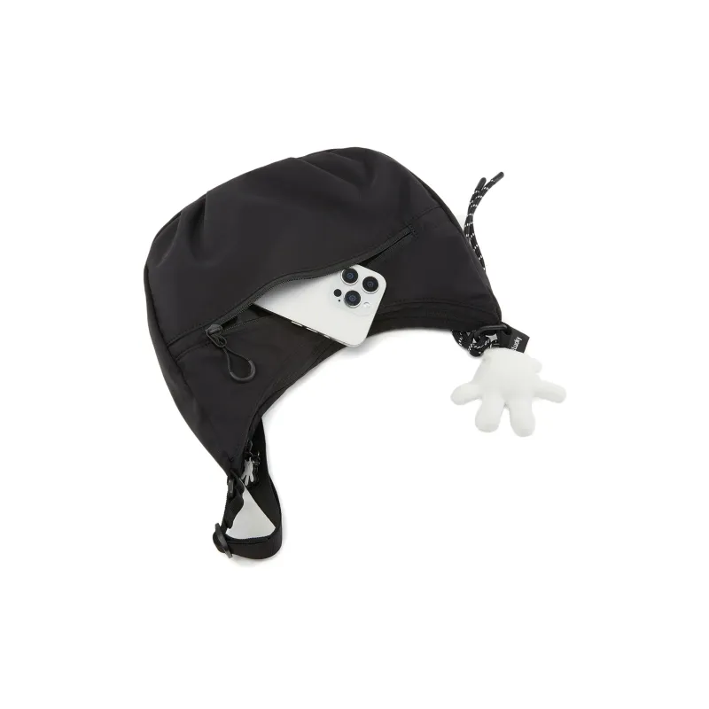 LiNing Disney, Collaboration Sports Life Collection Nylon Shoulder Bag, Crossbody Bag Regular Unisex Black-11