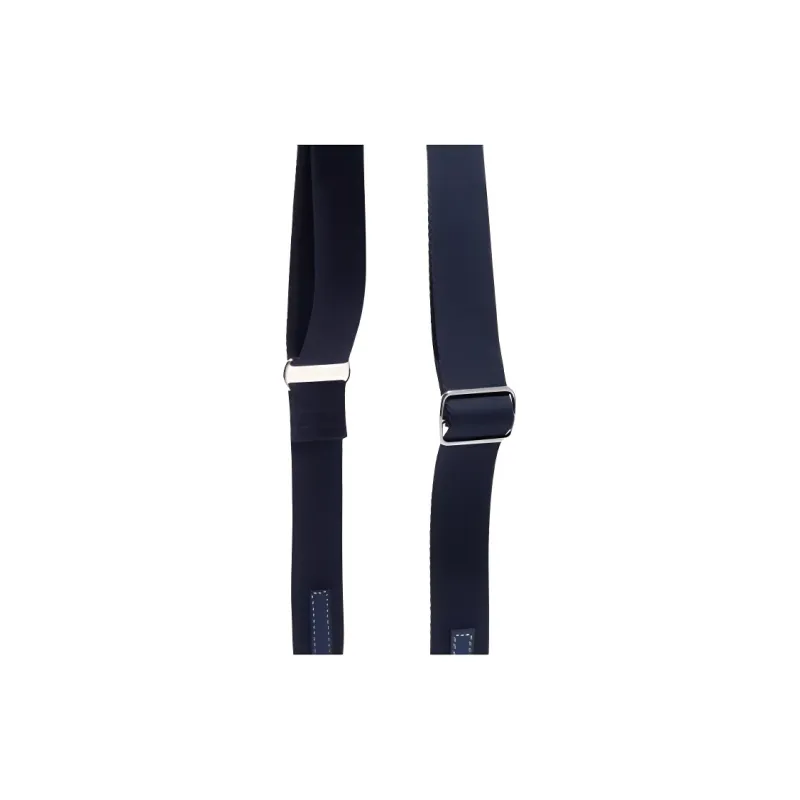 GOYARD Polyester Cotton Blend With Clamecy Cow Leather Bag Strap Unisex Marine Blue-4