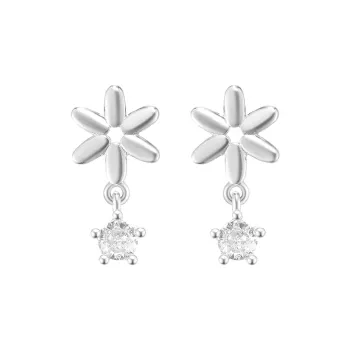 Clect Synthetic Cubic Zirconia Earrings Women's