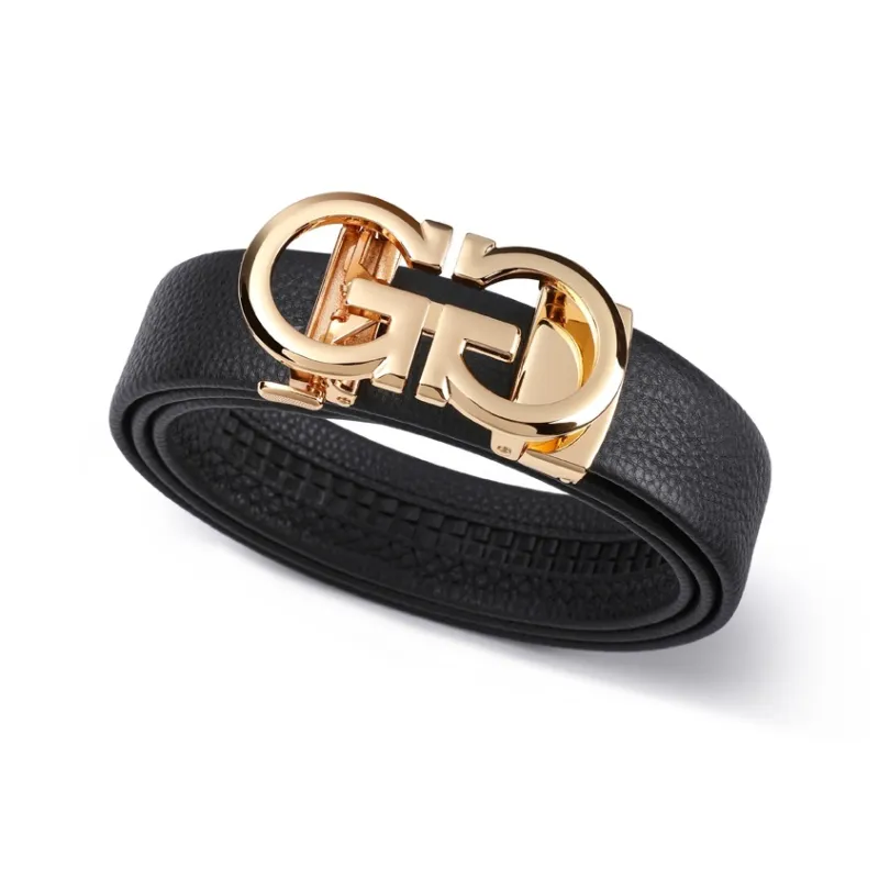 Cheekkiss Cow Leather Belts Men's 3.5cm-5