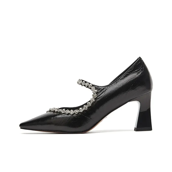ST&SAT Chunky Heel High Heels Women's-0
