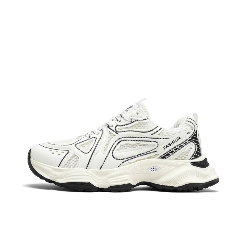 ROBINHOOD Cushioned Wear Resistant Coverage Support Low Top Chunky Sneakers Men's Box-1