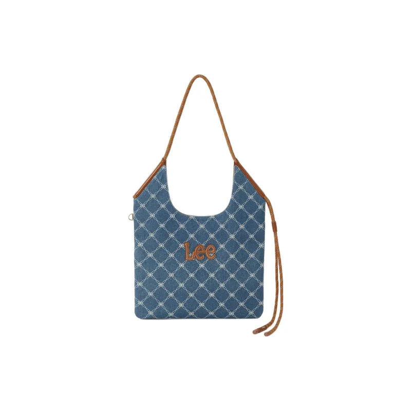 Lee Fabric One Shoulder Handbag Regular Women's Dark Blue-0